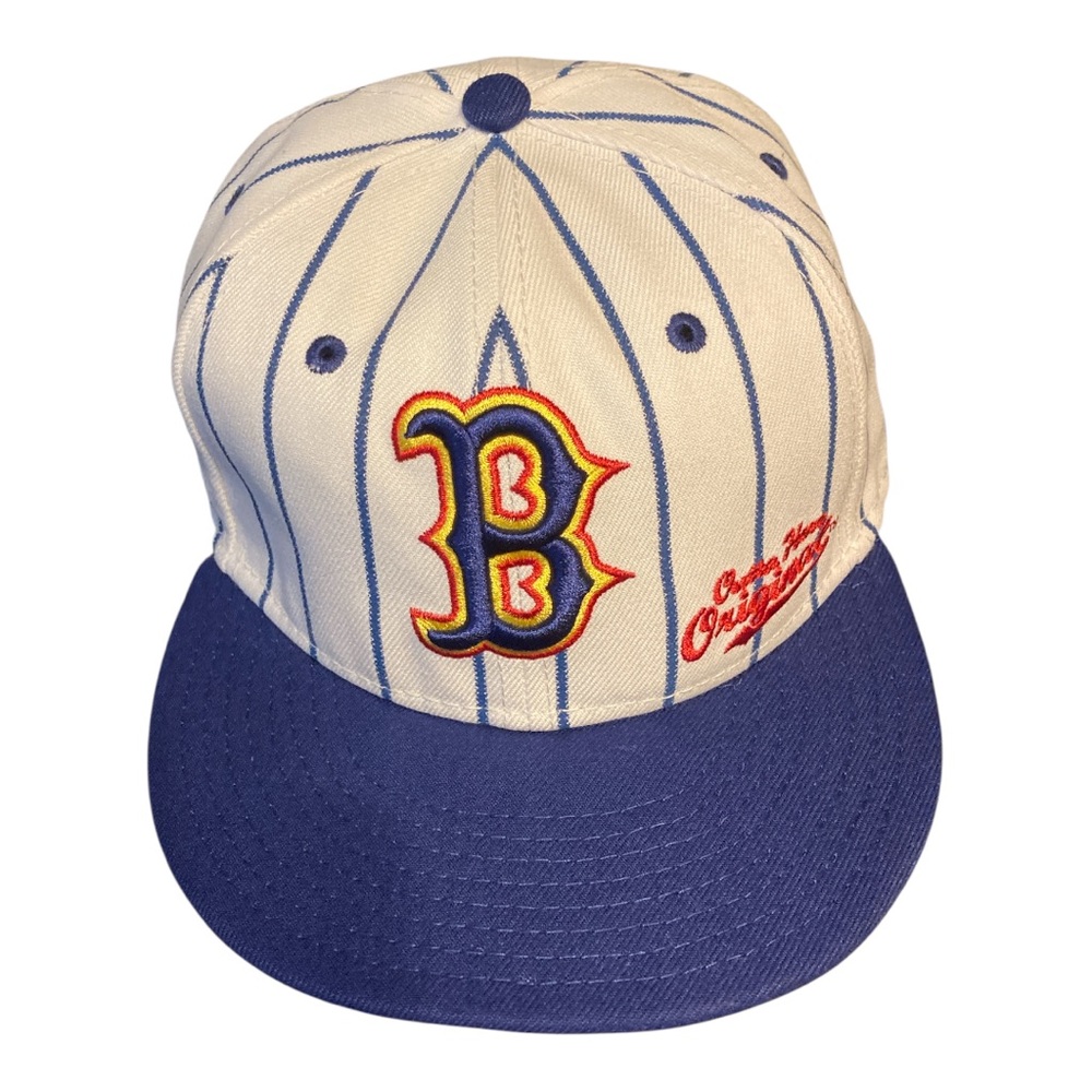 Boston Red Sox New Era White/Navy MLB Big League Chew Original Snapback YT- NWOT - Picture 5 of 8